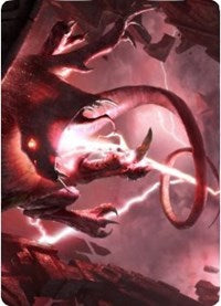 Thundering Rebuke Art Card [Zendikar Rising Art Series] | Rook's Games and More