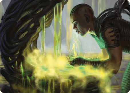 Necrogen Communion Art Card [Phyrexia: All Will Be One Art Series] | Rook's Games and More