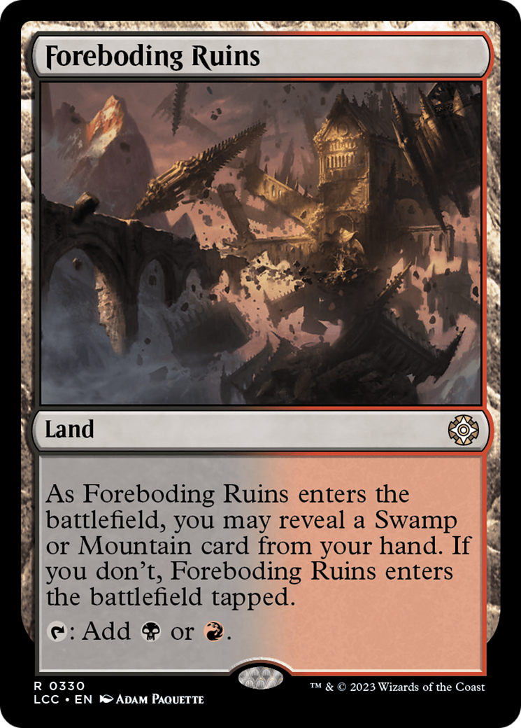 Foreboding Ruins [The Lost Caverns of Ixalan Commander] | Rook's Games and More