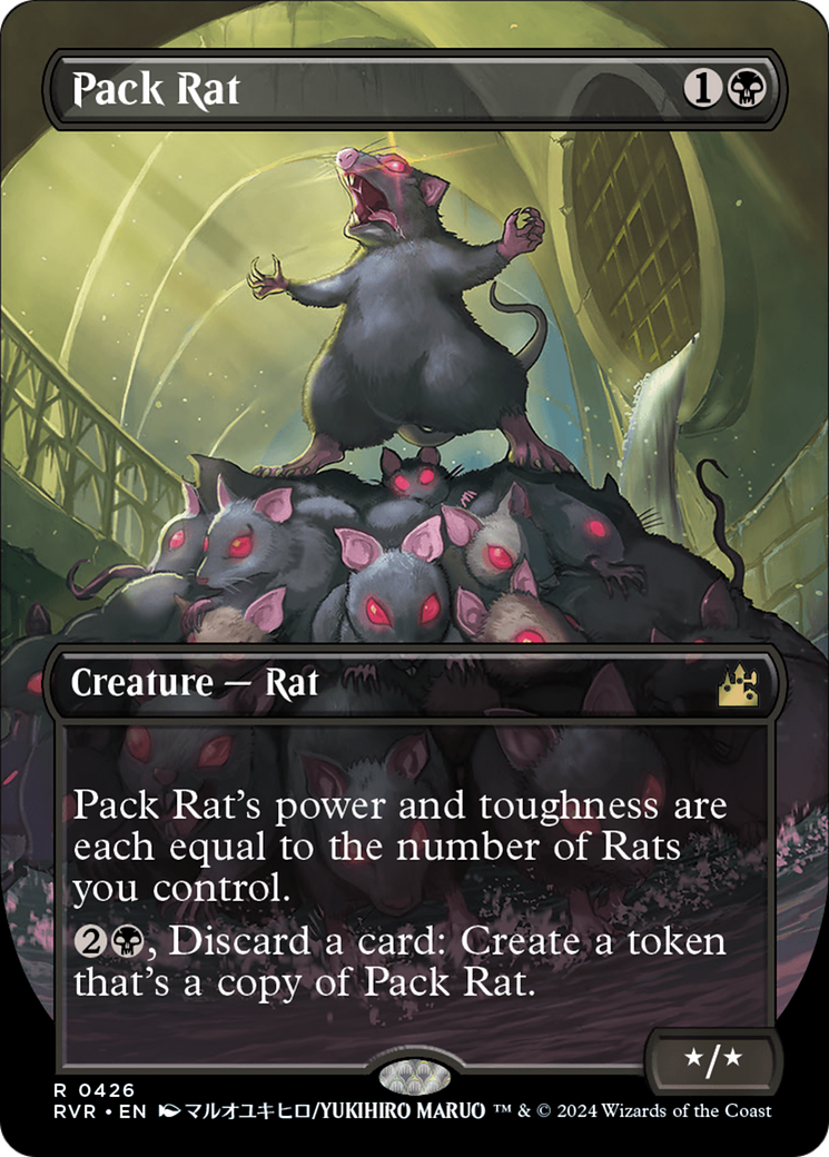 Pack Rat (Anime Borderless) [Ravnica Remastered] | Rook's Games and More