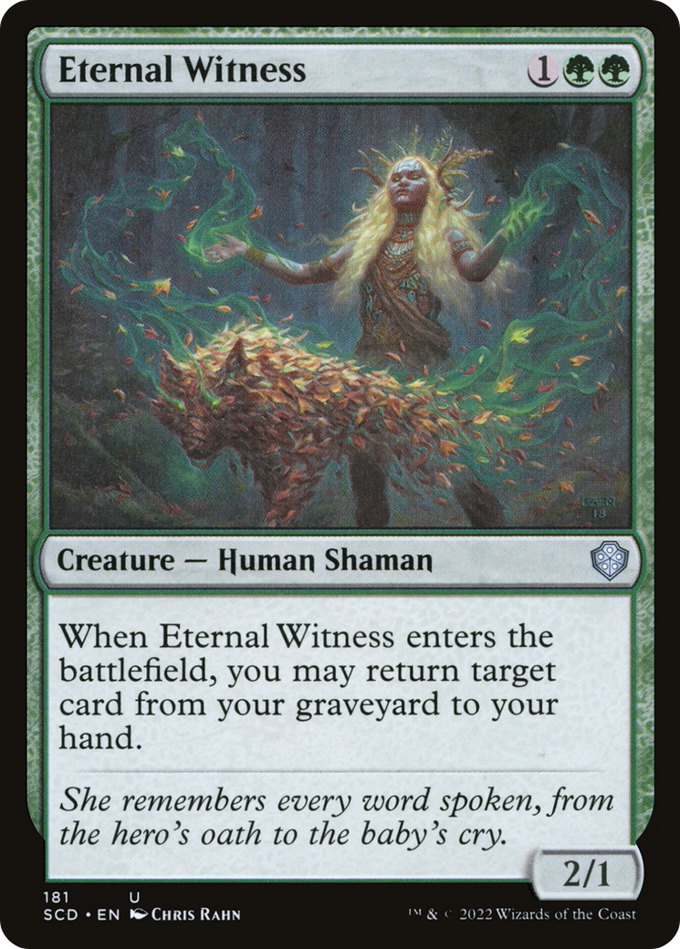 Eternal Witness [Starter Commander Decks] | Rook's Games and More