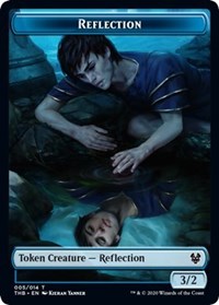 Reflection // Satyr Double-sided Token [Theros Beyond Death Tokens] | Rook's Games and More