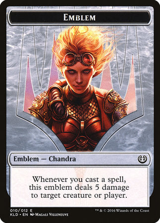 Emblem - Chandra, Torch of Defiance [Kaladesh Tokens] | Rook's Games and More