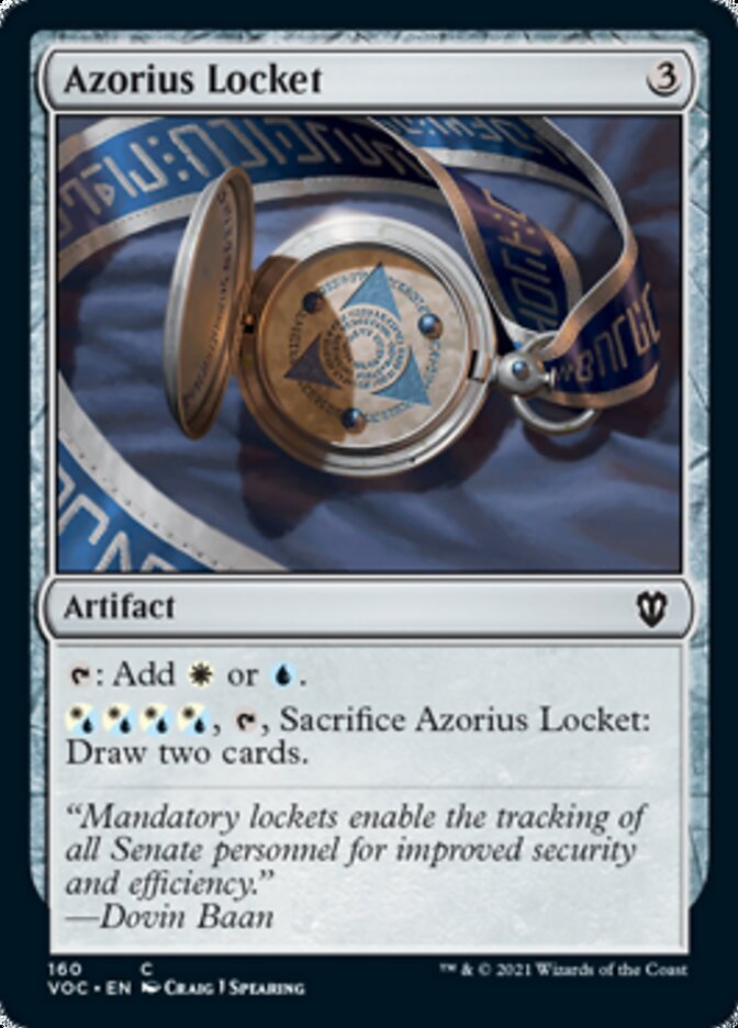 Azorius Locket [Innistrad: Crimson Vow Commander] | Rook's Games and More