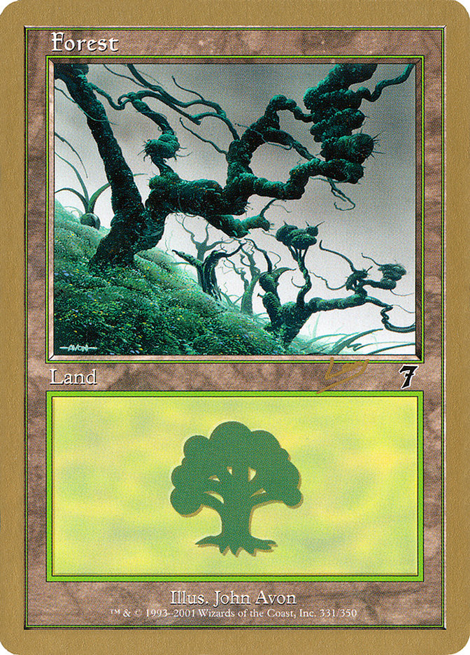 Forest (rl331) (Raphael Levy) [World Championship Decks 2002] | Rook's Games and More