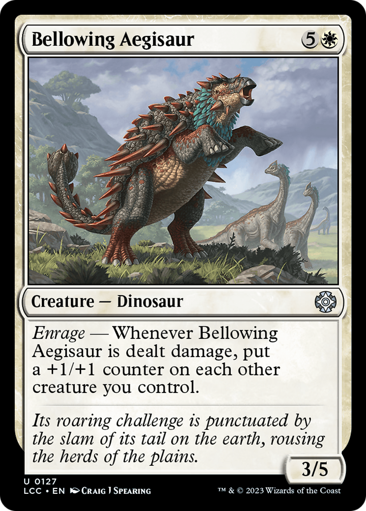 Bellowing Aegisaur [The Lost Caverns of Ixalan Commander] | Rook's Games and More