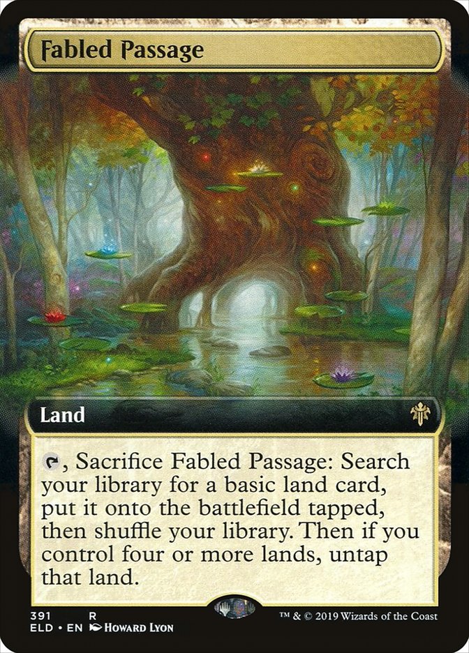 Fabled Passage (Extended Art) [Throne of Eldraine] | Rook's Games and More