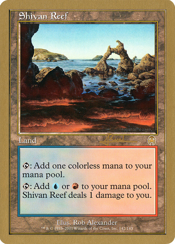 Shivan Reef (Antoine Ruel) [World Championship Decks 2001] | Rook's Games and More