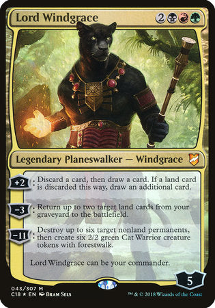 Lord Windgrace (Commander 2018) [Commander 2018 Oversized] | Rook's Games and More