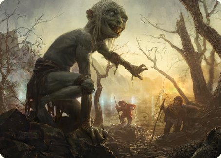 Smeagol, Helpful Guide Art Card [The Lord of the Rings: Tales of Middle-earth Art Series] | Rook's Games and More