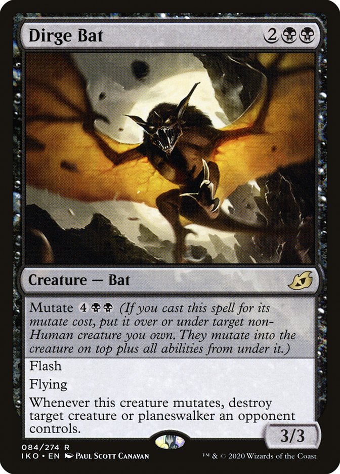 Dirge Bat [Ikoria: Lair of Behemoths] | Rook's Games and More