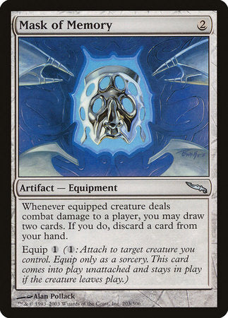 Mask of Memory [Mirrodin] | Rook's Games and More