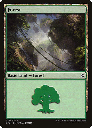 Forest (271) [Battle for Zendikar] | Rook's Games and More