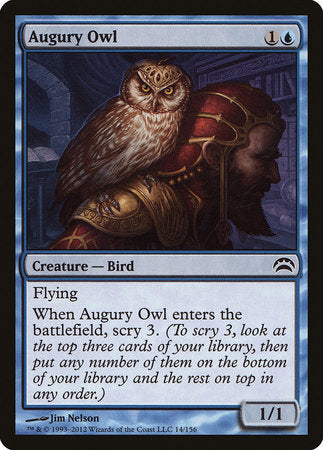 Augury Owl [Planechase 2012] | Rook's Games and More