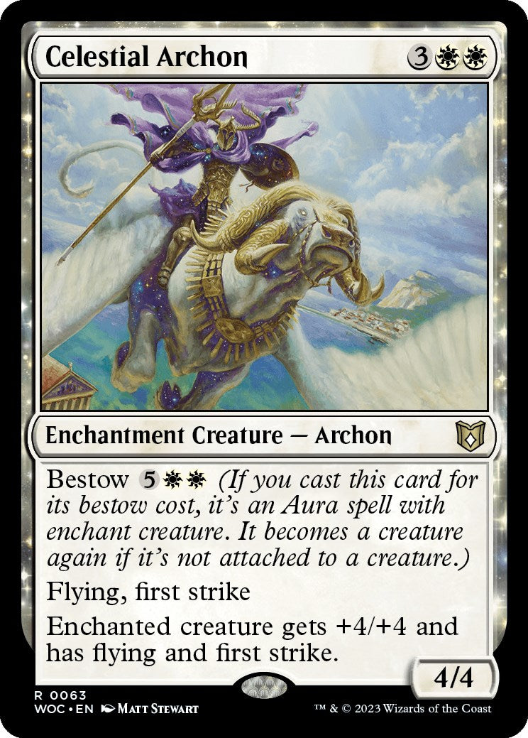 Celestial Archon [Wilds of Eldraine Commander] | Rook's Games and More