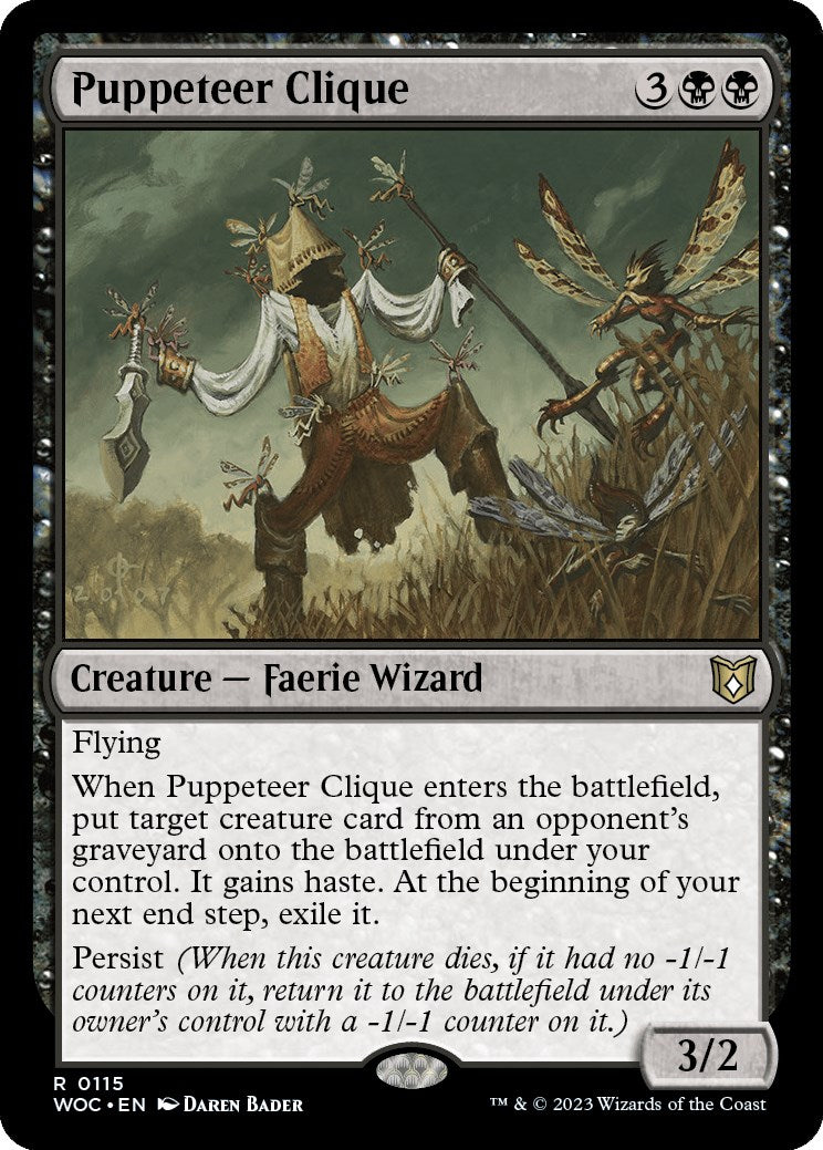 Puppeteer Clique [Wilds of Eldraine Commander] | Rook's Games and More