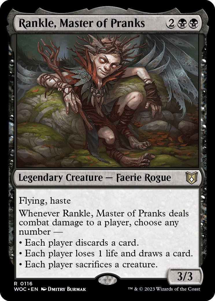 Rankle, Master of Pranks [Wilds of Eldraine Commander] | Rook's Games and More
