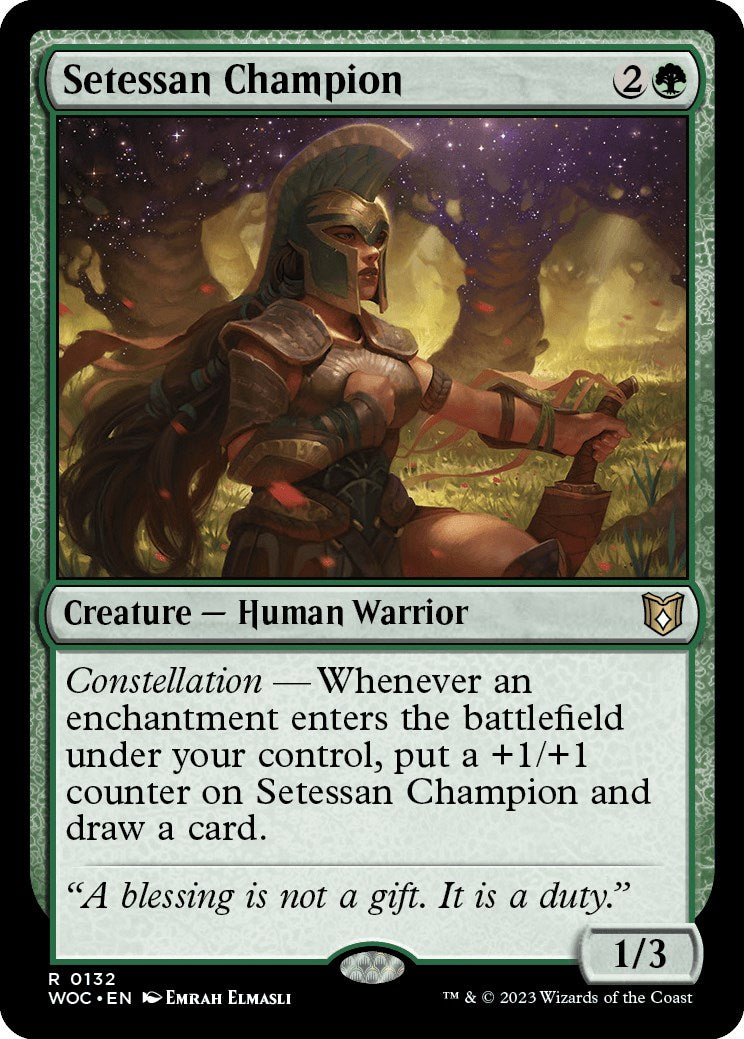 Setessan Champion [Wilds of Eldraine Commander] | Rook's Games and More