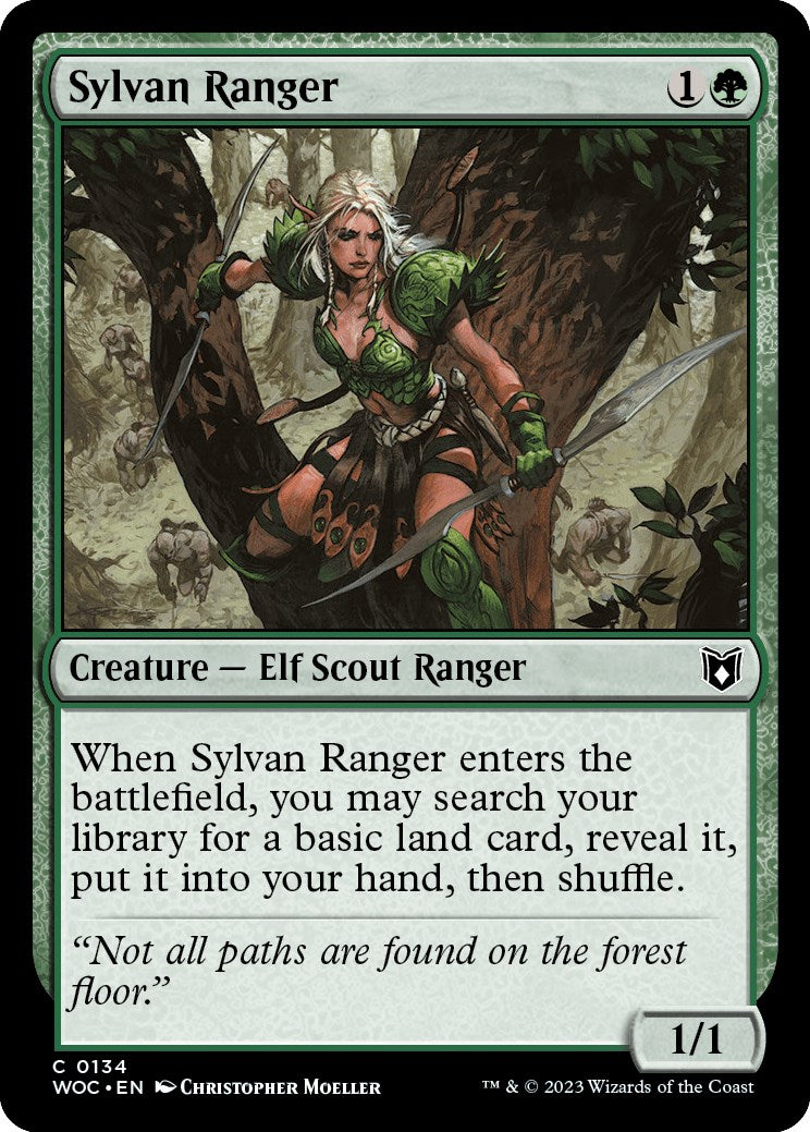 Sylvan Ranger [Wilds of Eldraine Commander] | Rook's Games and More