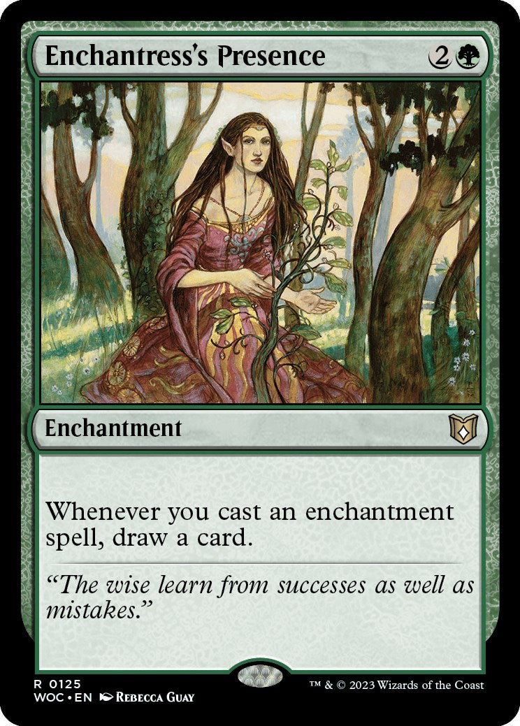 Enchantress's Presence [Wilds of Eldraine Commander] | Rook's Games and More