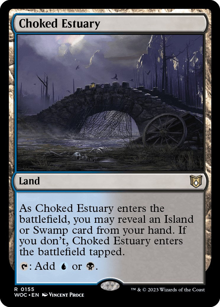 Choked Estuary [Wilds of Eldraine Commander] | Rook's Games and More