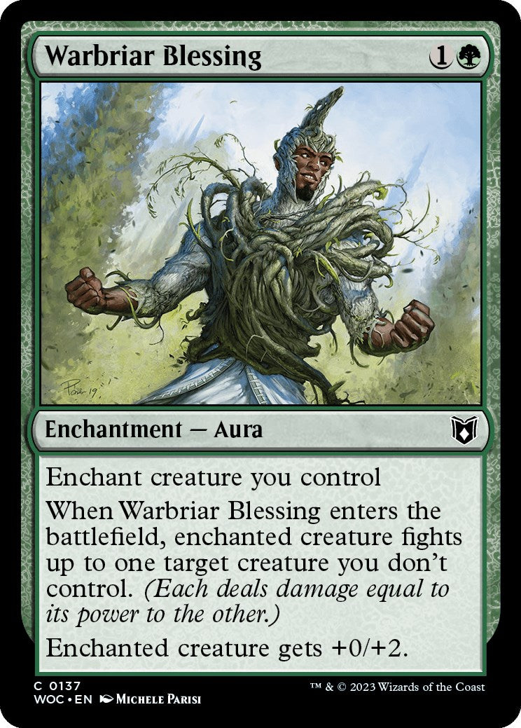 Warbriar Blessing [Wilds of Eldraine Commander] | Rook's Games and More