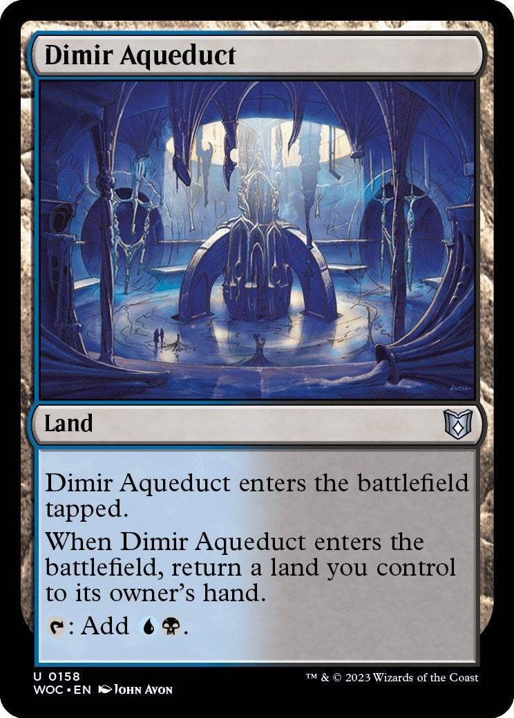 Dimir Aqueduct [Wilds of Eldraine Commander] | Rook's Games and More