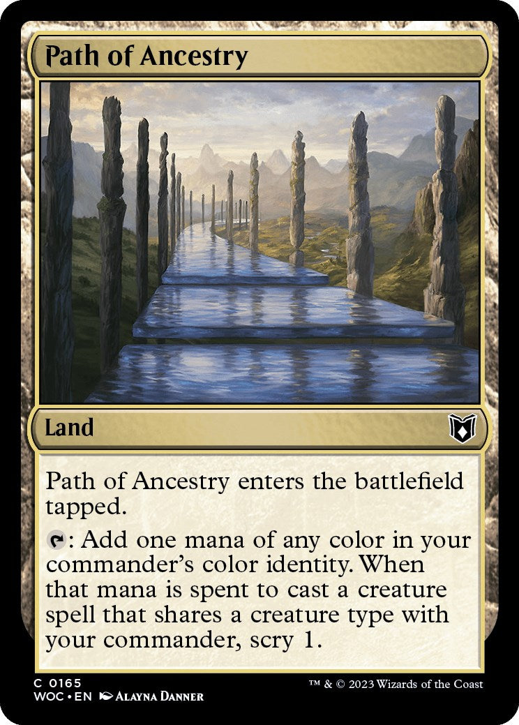 Path of Ancestry [Wilds of Eldraine Commander] | Rook's Games and More