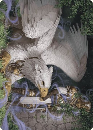 Dutiful Griffin Art Card [Wilds of Eldraine Art Series] | Rook's Games and More