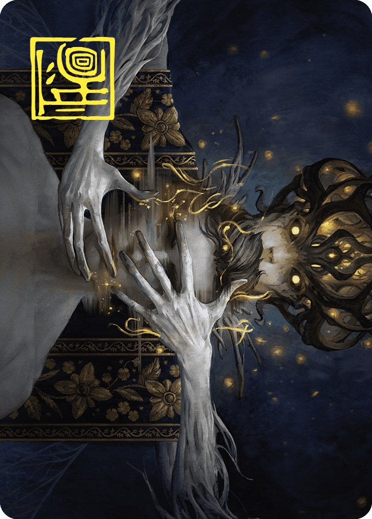 Ego Drain Art Card (Gold-Stamped Signature) [Wilds of Eldraine Art Series] | Rook's Games and More
