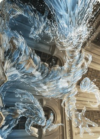 Splashy Spellcaster Art Card [Wilds of Eldraine Art Series] | Rook's Games and More