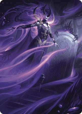 Ashiok, Wicked Manipulator Art Card (10/81) [Wilds of Eldraine Art Series] | Rook's Games and More