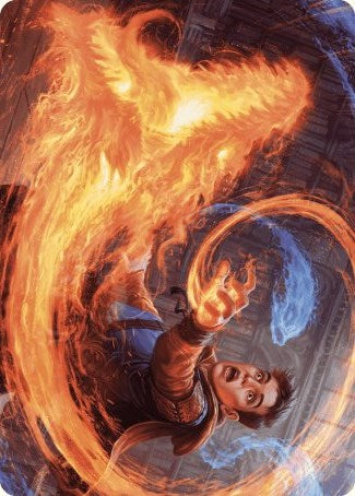 Frantic Firebolt Art Card [Wilds of Eldraine Art Series] | Rook's Games and More