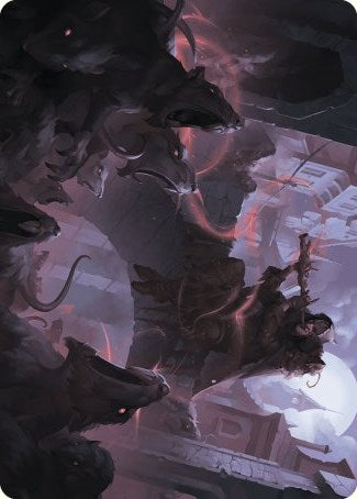 Gnawing Crescendo Art Card [Wilds of Eldraine Art Series] | Rook's Games and More