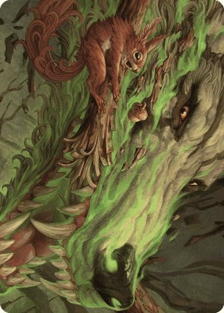Leaping Ambush Art Card [Wilds of Eldraine Art Series] | Rook's Games and More