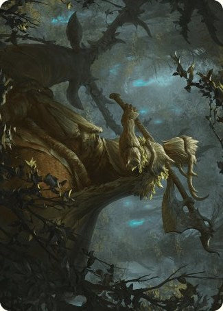 Verdant Outrider Art Card [Wilds of Eldraine Art Series] | Rook's Games and More