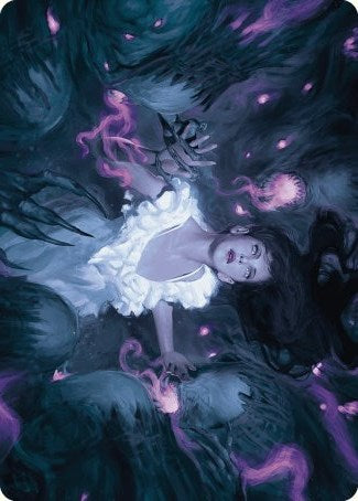 Neva, Stalked by Nightmares Art Card [Wilds of Eldraine Art Series] | Rook's Games and More