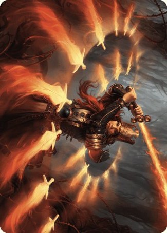 Heartflame Duelist Art Card [Wilds of Eldraine Art Series] | Rook's Games and More