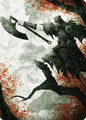 Garruk's Uprising Art Card [Wilds of Eldraine Art Series]