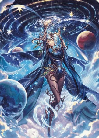 Omniscience Anime Art Card [Wilds of Eldraine Art Series] | Rook's Games and More