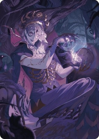 Necropotence Art Card [Wilds of Eldraine Art Series] | Rook's Games and More