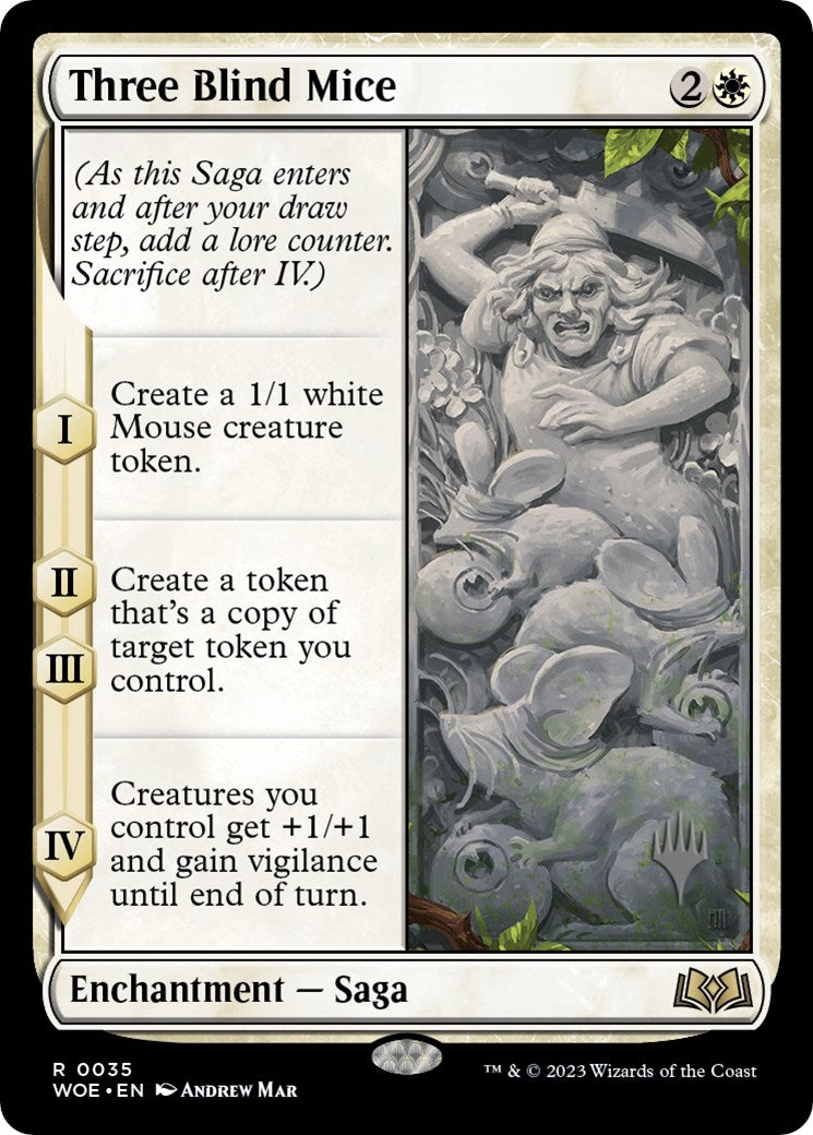 Three Blind Mice (Promo Pack) [Wilds of Eldraine Promos] | Rook's Games and More