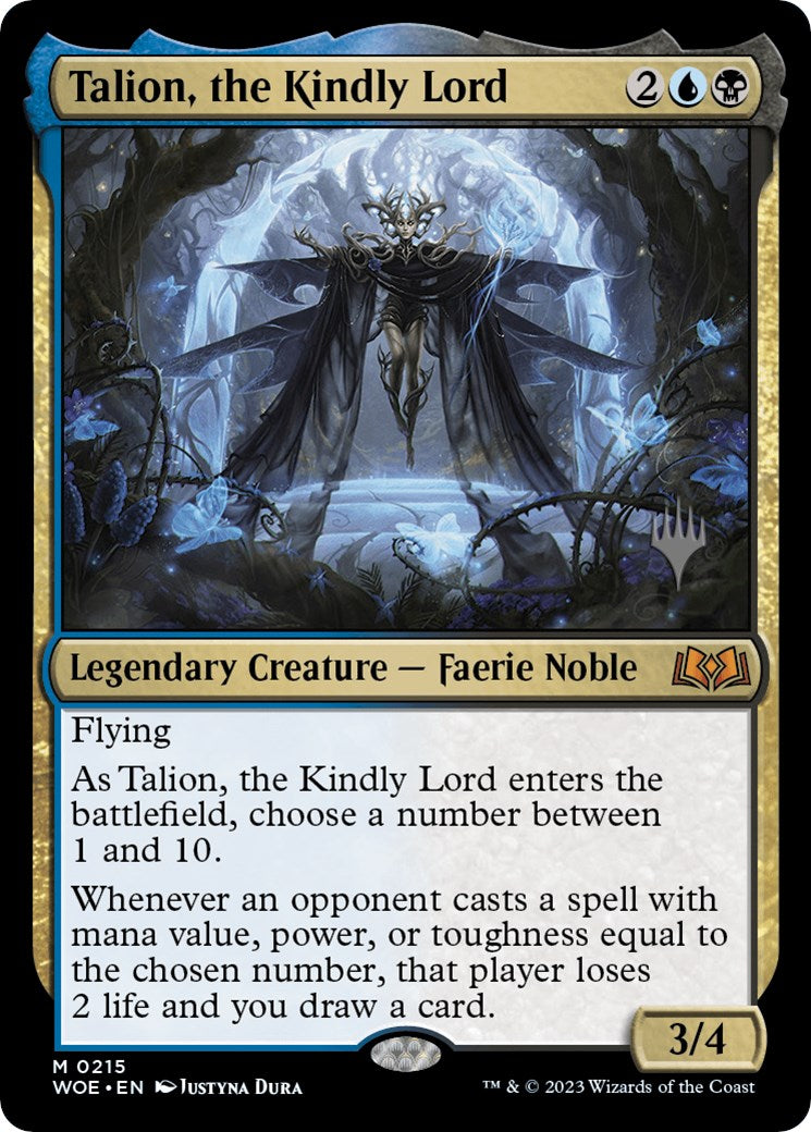 Talion, the Kindly Lord (Promo Pack) [Wilds of Eldraine Promos] | Rook's Games and More