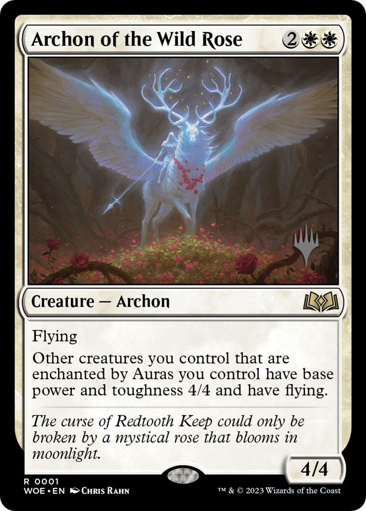 Archon of the Wild Rose (Promo Pack) [Wilds of Eldraine Promos] | Rook's Games and More