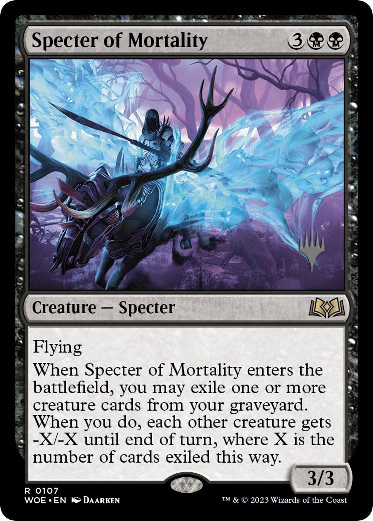 Specter of Mortality (Promo Pack) [Wilds of Eldraine Promos] | Rook's Games and More