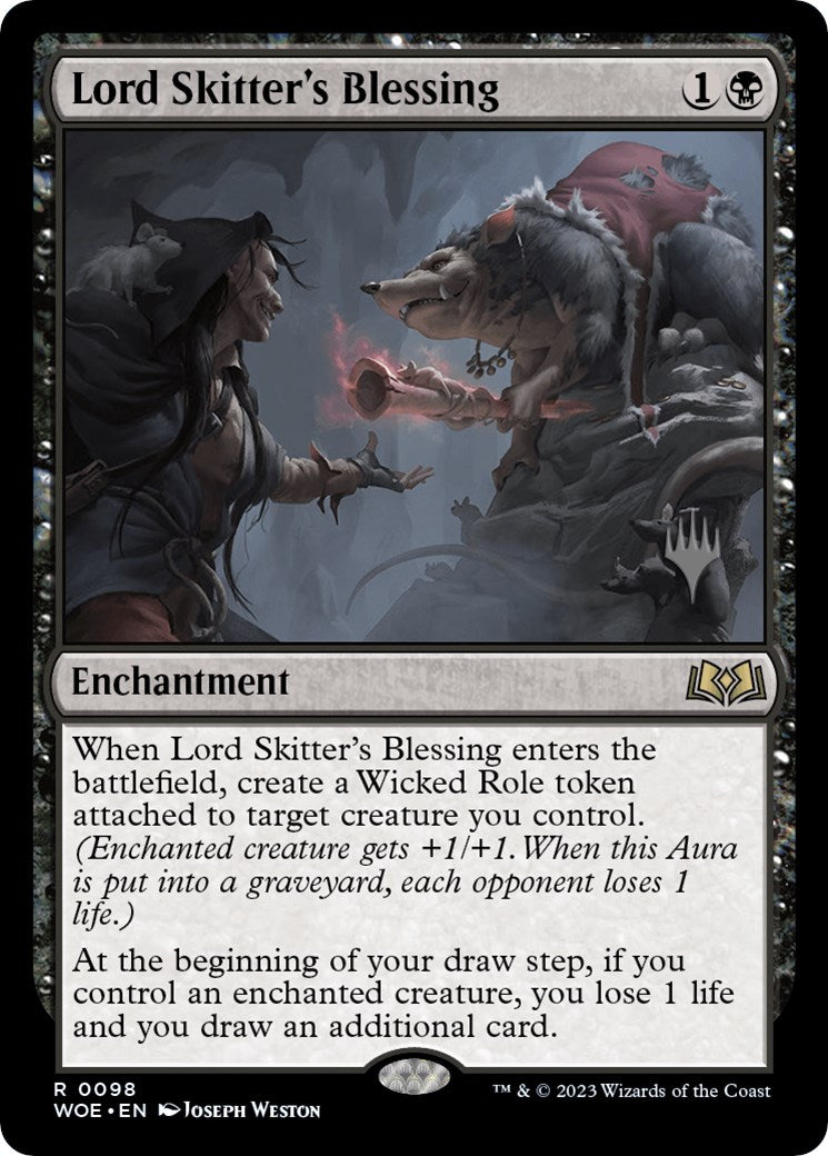 Lord Skitter's Blessing (Promo Pack) [Wilds of Eldraine Promos] | Rook's Games and More