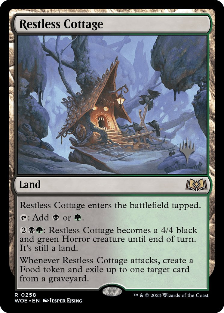 Restless Cottage (Promo Pack) [Wilds of Eldraine Promos] | Rook's Games and More