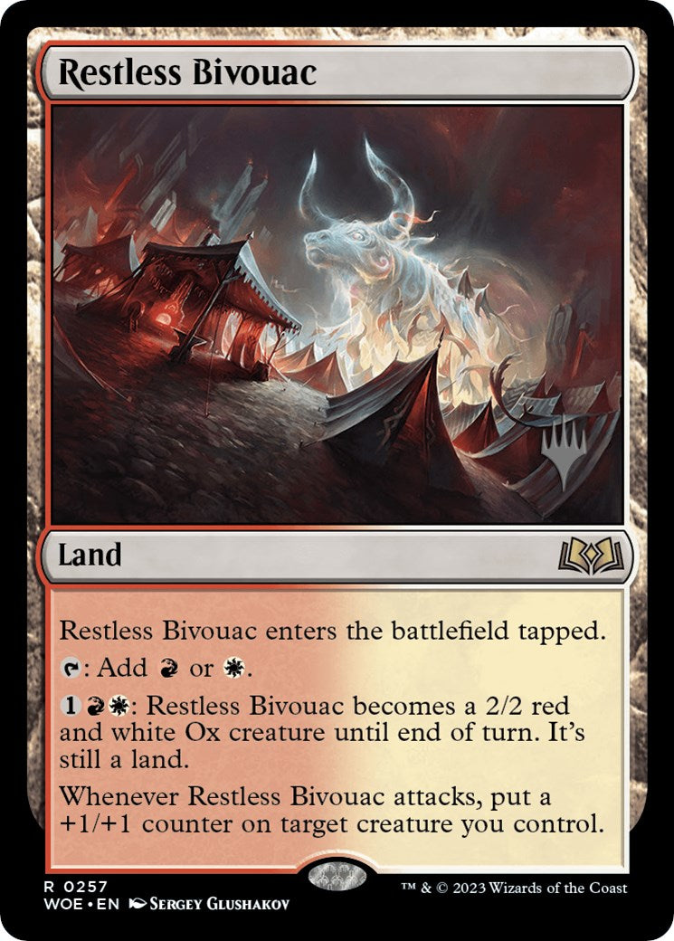Restless Bivouac (Promo Pack) [Wilds of Eldraine Promos] | Rook's Games and More
