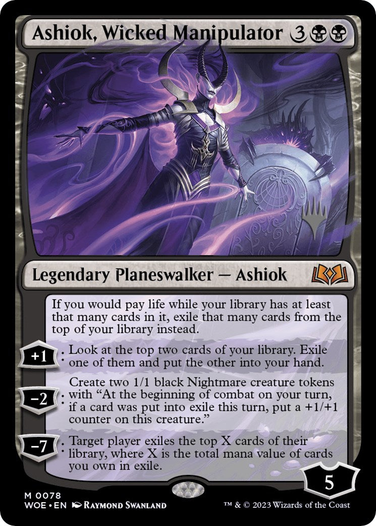 Ashiok, Wicked Manipulator (Promo Pack) [Wilds of Eldraine Promos] | Rook's Games and More