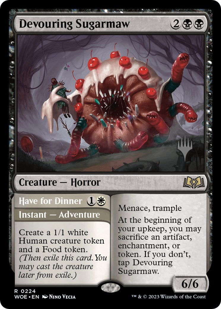 Devouring Sugarmaw // Have for Dinner(Promo Pack) [Wilds of Eldraine Promos] | Rook's Games and More